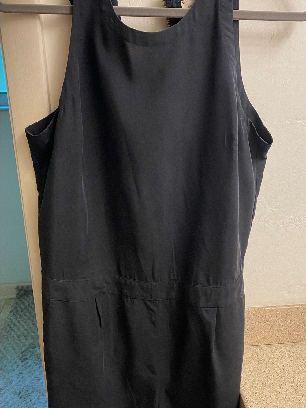 Lou & Grey Black Sleeveless Jumpsuit shorts